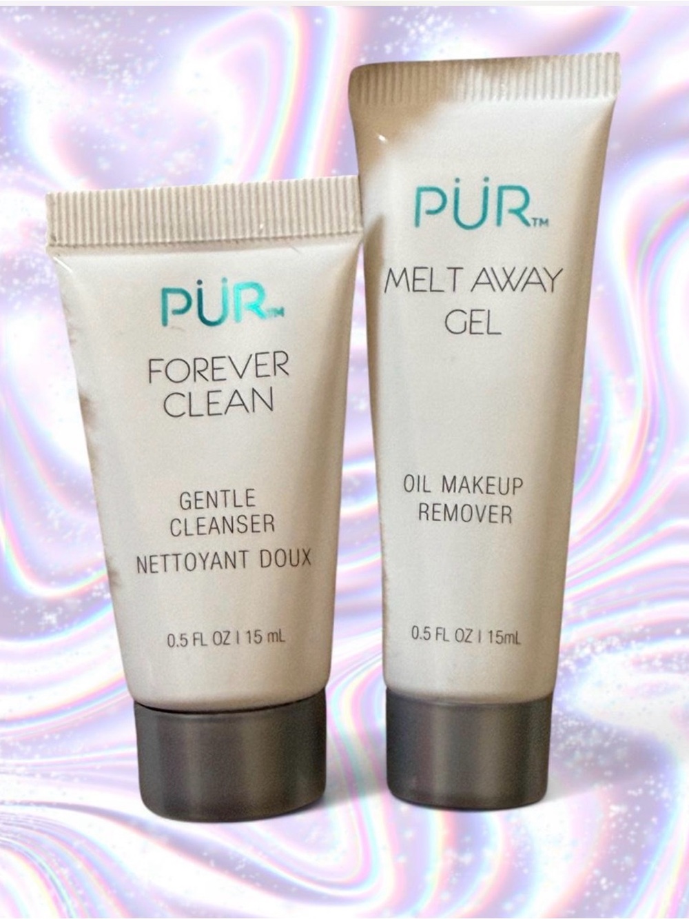 Pur Forever Clean Gentle Cleanser + Melt Away Gel Oil Makeup Remover Set